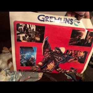1984 Gizmo & double sided Gremlins poster! EUC